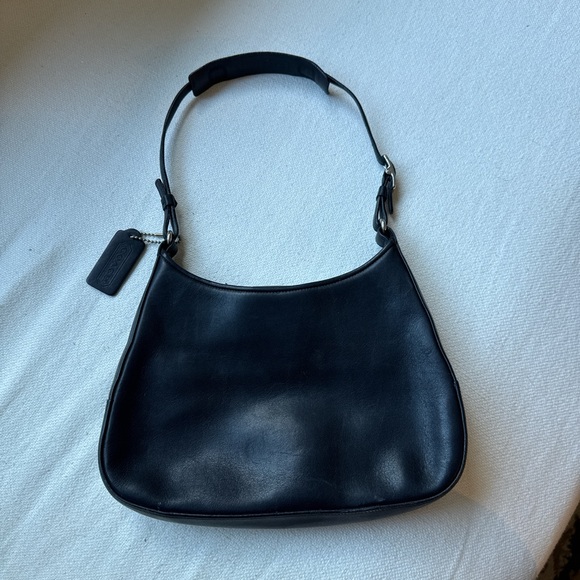 Coach Handbags - Coach black and silver shoulder bag